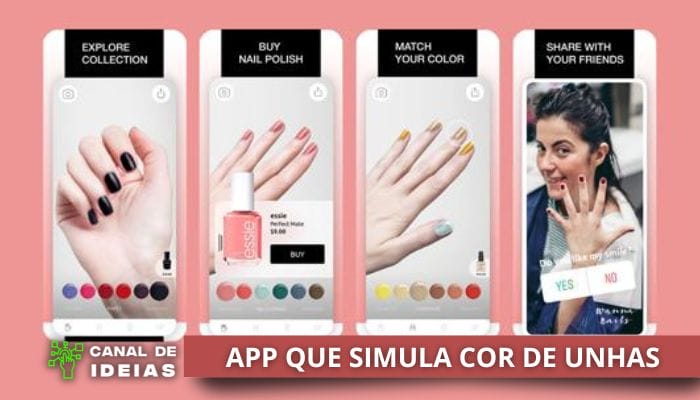 Conheça app que simula unhas pintadas