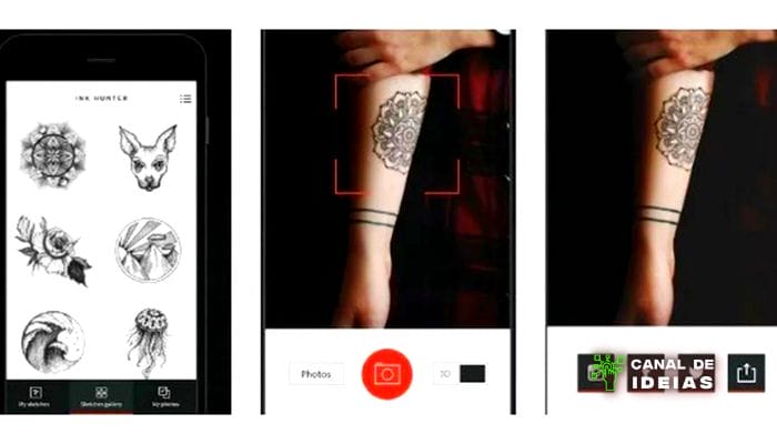 Dicas de app que simulam tatuagens 